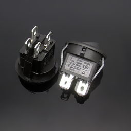 供應小貓眼圓形KCD帶燈藍色翹板電源開關 特性、應用與研發價值